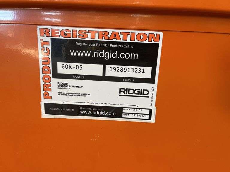 Rigid 60R-OS Rolling Gang Box