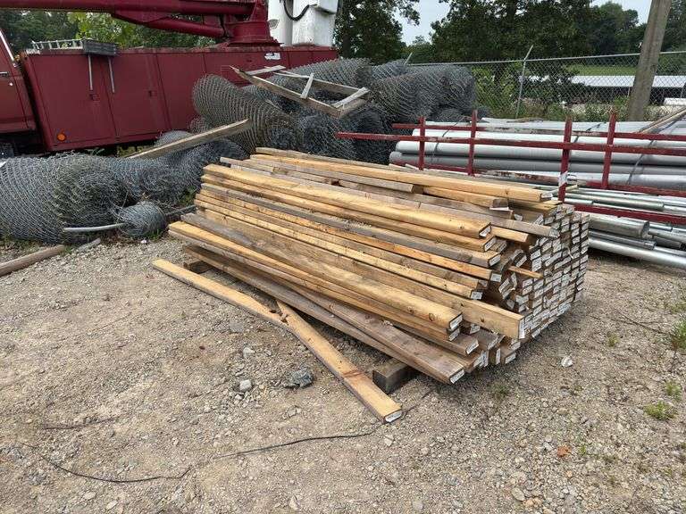 Stack of 2” X 4” X 8’ Wood