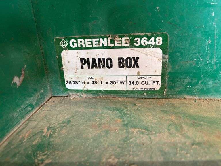 Greenlee 3648 Piano Rolling Gang Box