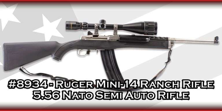 Ruger  Mini-14 Ranch Rifle  5.56 Nato  Semi Auto Rifle