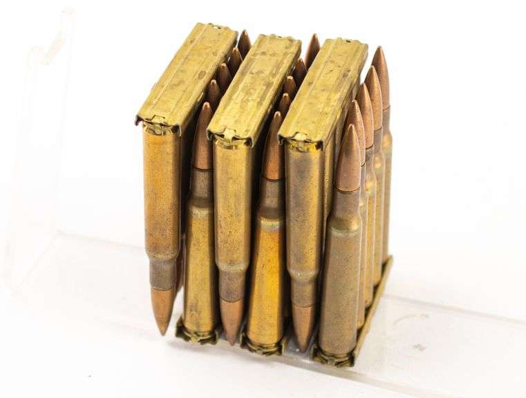 30rds 30-06 FMJ / 1917 Enfield Stripper Clip Ammo