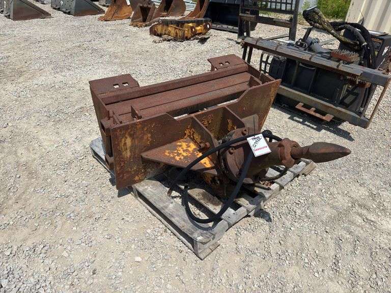 Skid Loader Impact Hammer Attachment