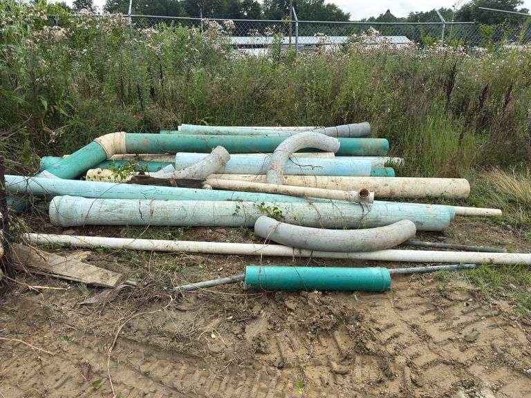 Assortment of PVC Fittings and Pipe