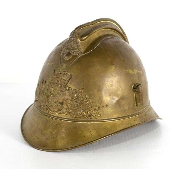 WW1 Era French Fire Brigade Adrien Helmet