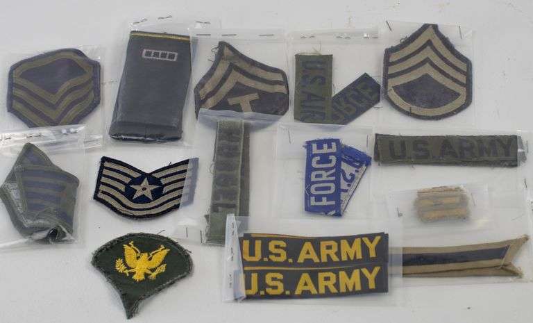 Assorted Military Uniform Patches