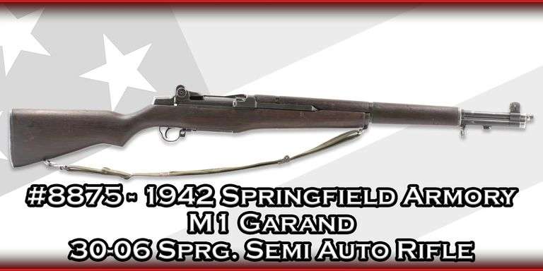1942 Springfield Armory  M1 Garand  30-06 Sprg.  Semi Auto Rifle