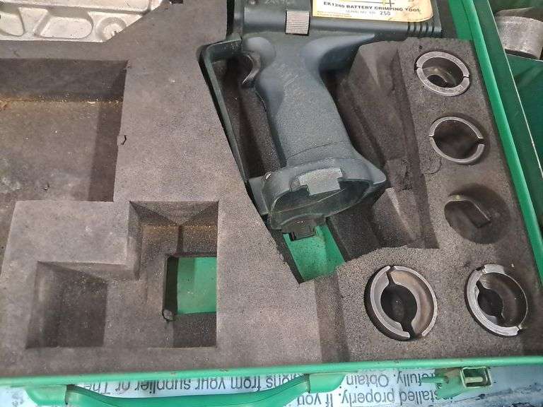 Greenlee Battery Crimping Tool
