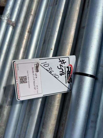 Bundle of 1-1/4” Nucor EMT