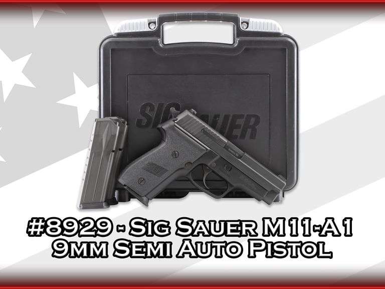 Sig Sauer  M11-A1  9mm  Semi Auto Pistol