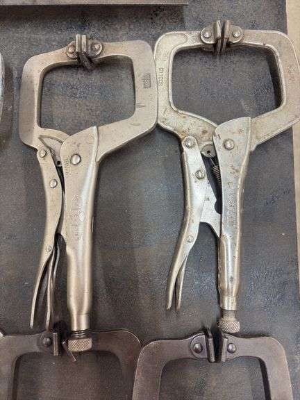 (6) Welding Vise Grip Pliers