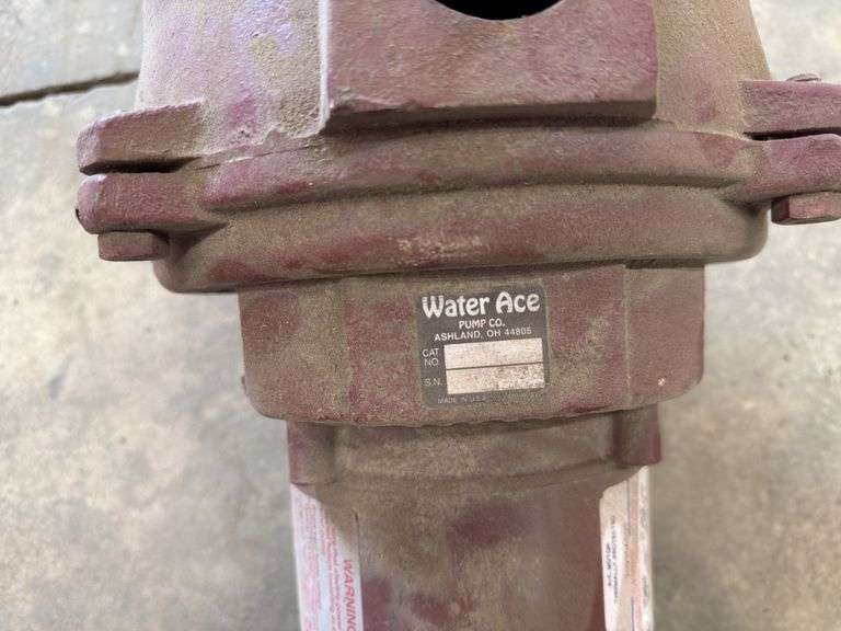 Water Ace Pump & Assortment of Fittings