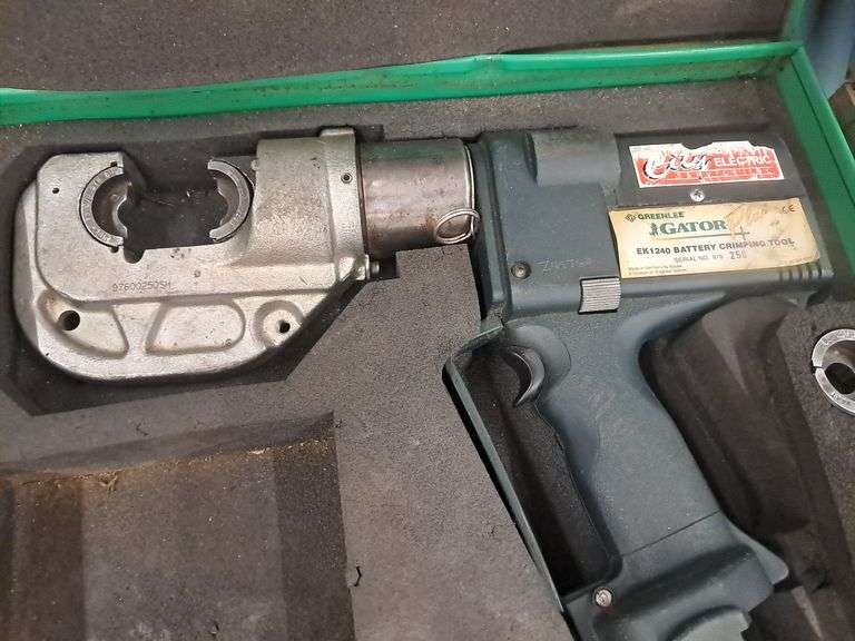 Greenlee Battery Crimping Tool