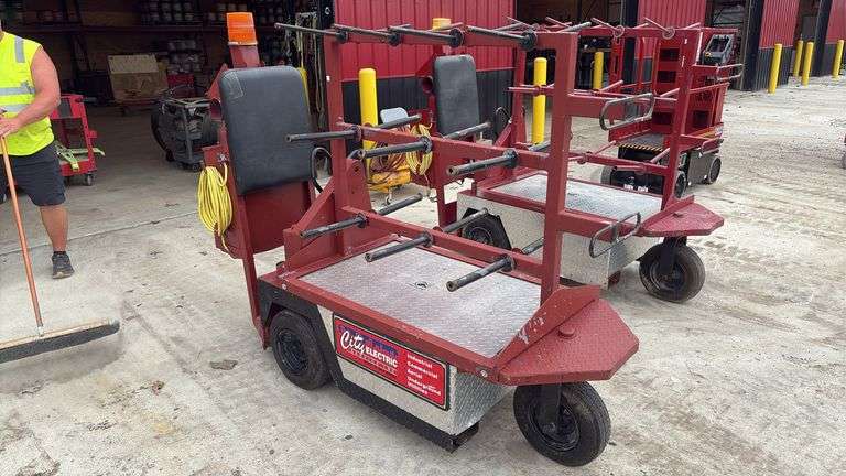 Electric Wire Spool Cart