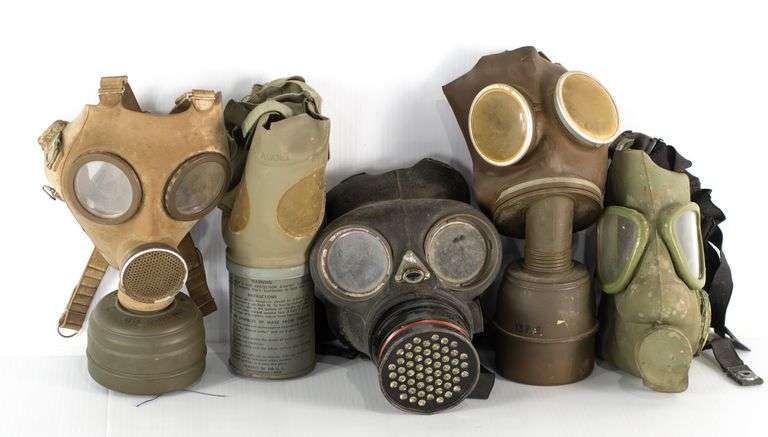 Assorted Military Gas Masks