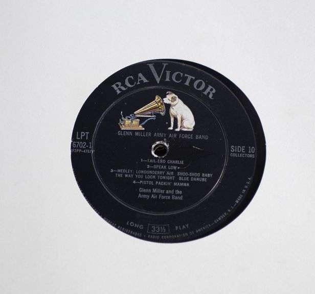 Vintage Glenn Miller Army Air Force Band Record Set