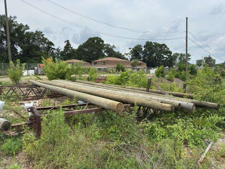 (10) 35’ Electric Poles