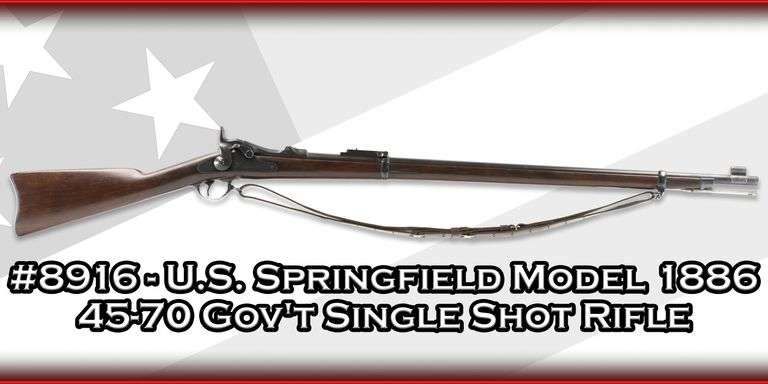 U.S. Springfield   Model 1886   45-70 Gov't   Single Shot Rifle