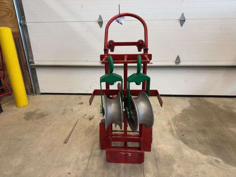 Custom Made Cart w/ Wire Sheave Pullers