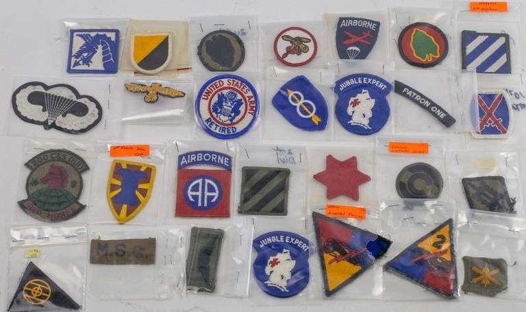 Assorted Military Uniform Patches