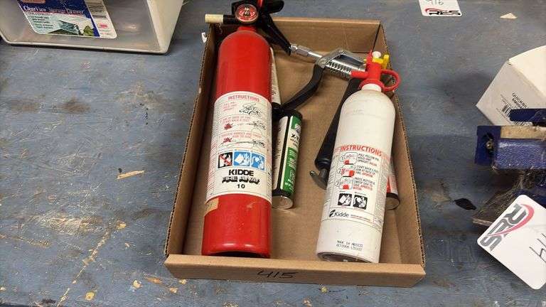 Fire Extinguishers, Grease Gun & Tubes