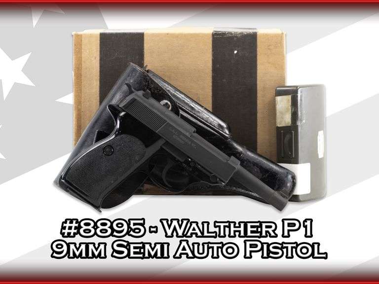 Walther  P1  9mm  Semi Auto Pistol