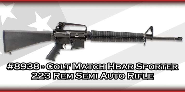 Colt  Match HBAR Sporter  223 Rem  Semi Auto Rifle