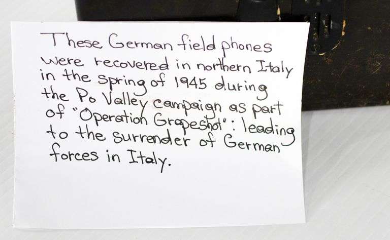 WWII German 1937 VBT Field Telephone
