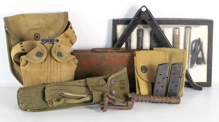 Assorted Military Firearms Memorabilia