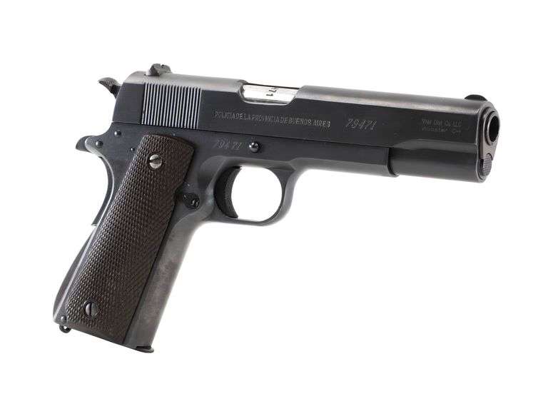 Argentina   Colt Sistema Modelo 1927  45 Acp  Semi Auto Pistol