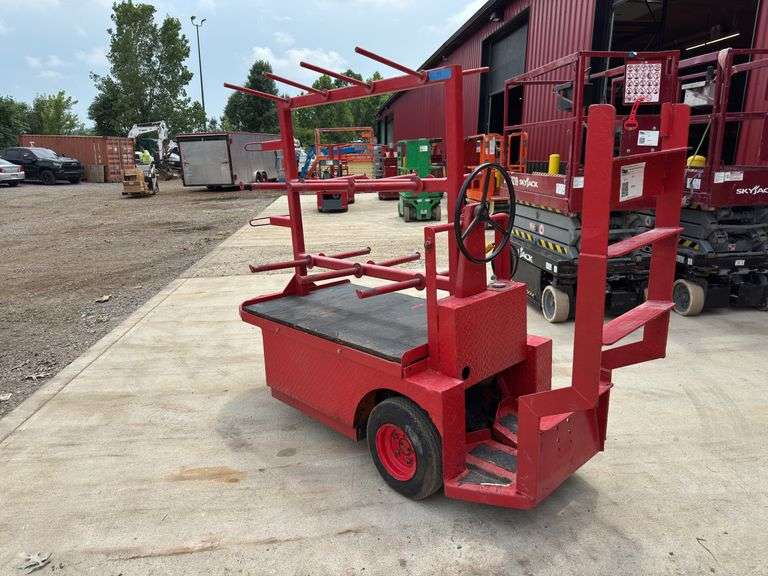 Custom Made Self-Propelled Wire Spool Carts