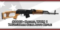 Ratmil  WUM 1   7.62x39mm  Semi Auto Rifle