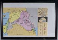 Assorted Framed Maps