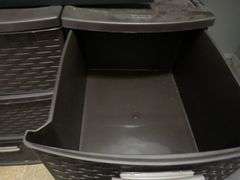 Sterilite Plastic 2 Piece 3 Drawer Organizers