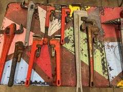 Assortment of Pipe Wrenches
