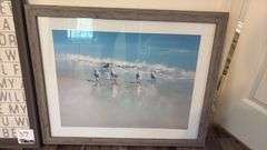 21” X 27” Picture Sign & 31” X 25” Painting