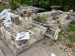Several Skids of Hardscaping Materials