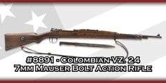 Colombian  VZ. 24   7mm Mauser  Bolt Action Rifle