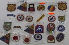 Assorted WWII Military Uniform Patches