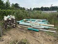 Assortment of PVC Fittings and Pipe
