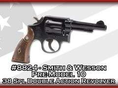 Smith & Wesson  Pre-Model 10  38 Spl  Double Action Revolver