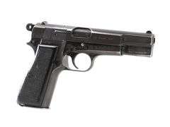 Argentina  FM Hi-Power  9mm  Semi Auto Pistol