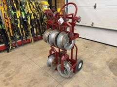 Custom Made Cart w/ Wire Sheave Pulleys