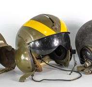 (3) Vintage Military Helmets