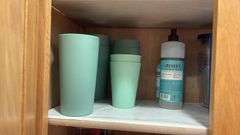 Assorted Cups, Mugs, & Magic Bullet Blender