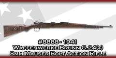 1941 Waffenwerke Brunn  G.24(t)  8mm Mauser  Bolt Action Rifle