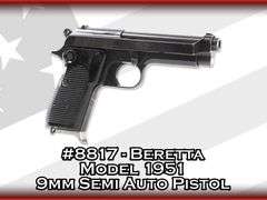 Beretta  Model 1951  9mm  Semi Auto Pistol