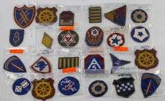 Assorted WWII Military Uniform Patches