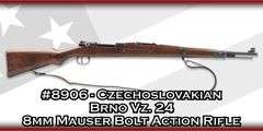 Czechoslovakian Brno  Vz. 24  8mm Mauser  Bolt Action Rifle
