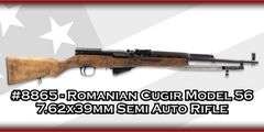 Romanian   Cugir Model 56  7.62x39mm  Semi Auto Rifle