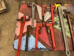 Assortment of Pipe Wrenches